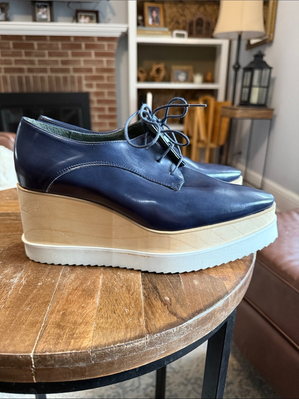 Flavio Castellani Creations Platform Lace Up Oxfords 39/10
